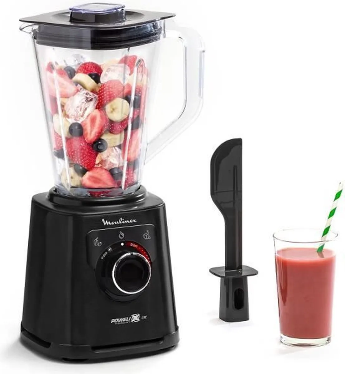 Moulinex PerfectMix+ LM88A810 Blender 1200W - 1,5L - Zwart