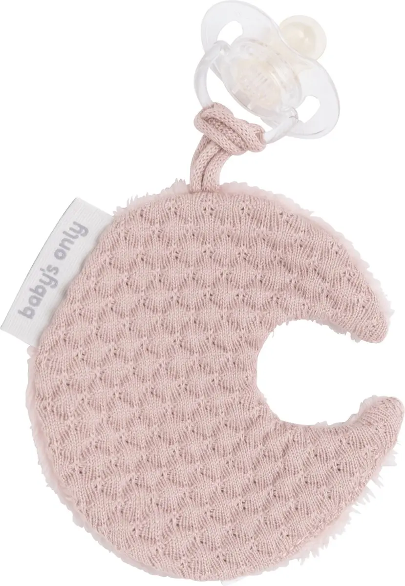 Baby's Only Speenknuffel Maan Sky - Oud Roze
