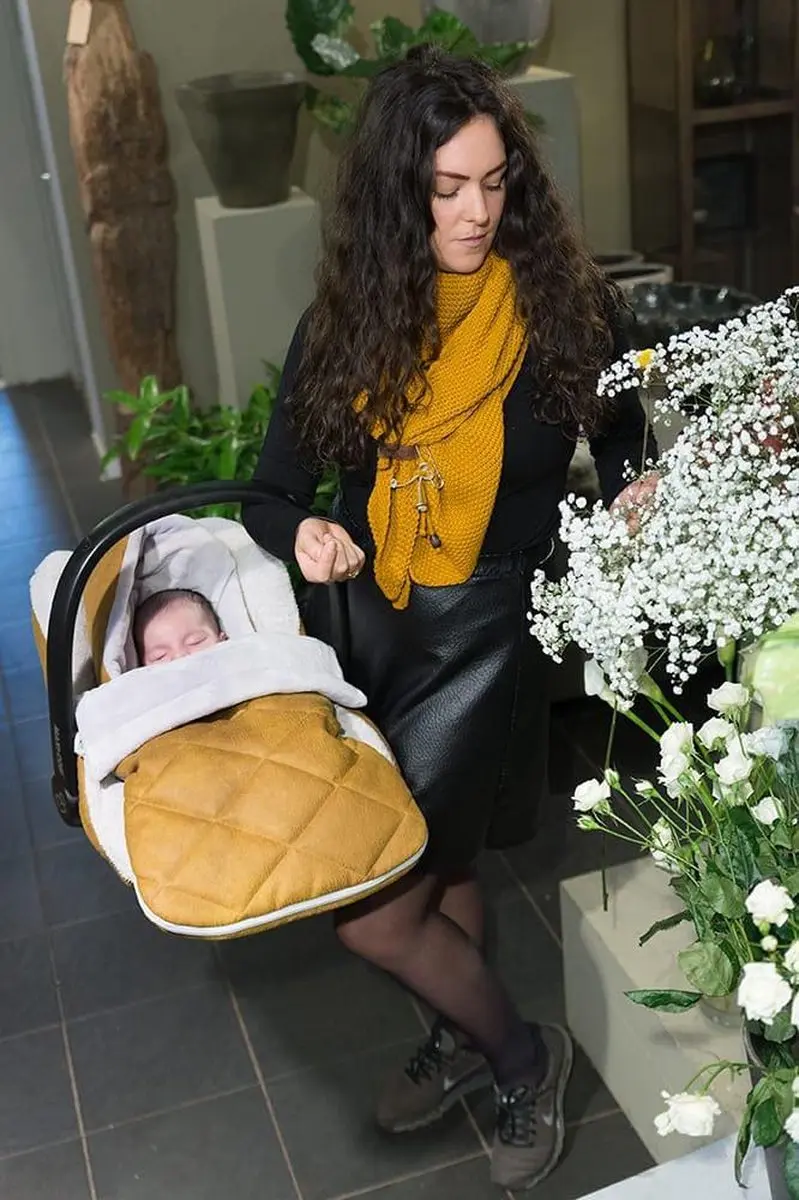 Baby's Only Voetenzak autostoel 0+ Rock - Oker