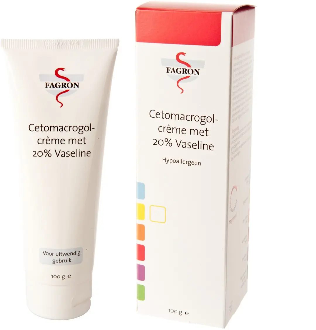 Fagron Cetamacrogolcrème 20% Vaseline 100g