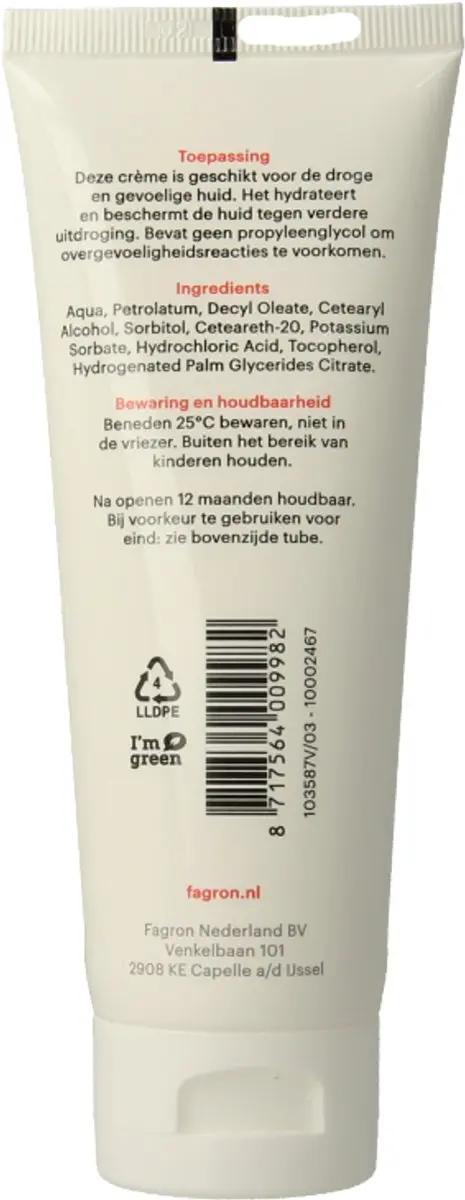 Fagron Cetamacrogolcrème 20% Vaseline 100g