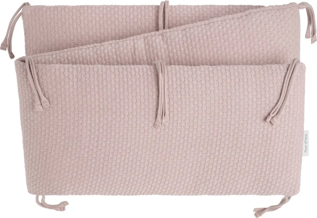 Baby's Only Gebreide Bedbumper Sky Oudroze 180x30cm