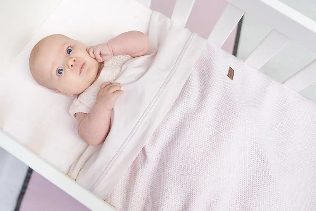 Baby's Only Classic Gebreid Dekbedovertrek 1.5 TOG - 100x135cm - Zilvergrijs