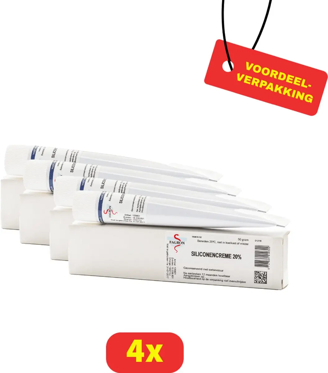 Fagron Siliconencrème 20% Littekenbehandeling