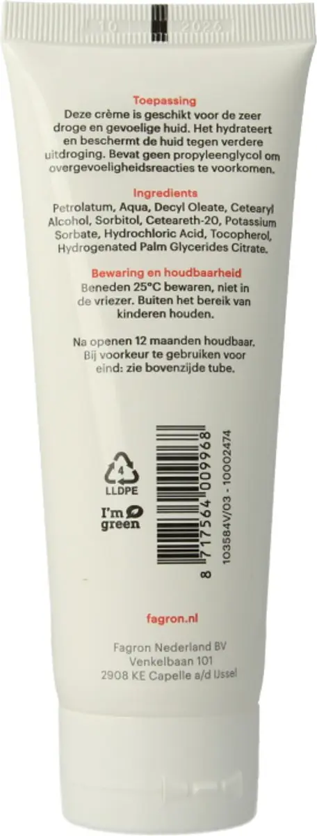Fagron Cetomacrogolcrème 50% Vaseline 100g