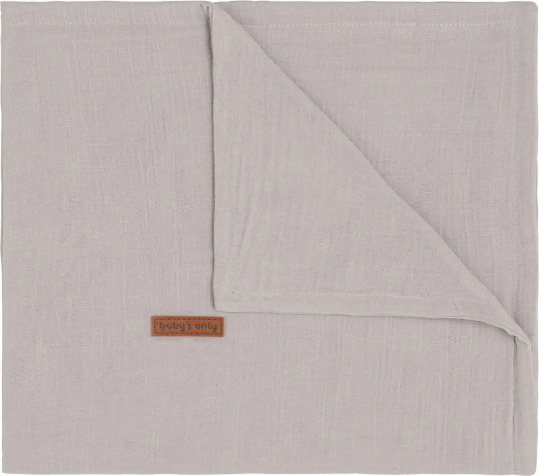 Baby's Only Wiegdeken Breeze Urban Taupe 70x95cm - 0.6 TOG