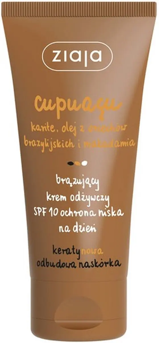 Ziaja Cupuacu SPF 10 Self-Tanning Gezichtcrème 50ml