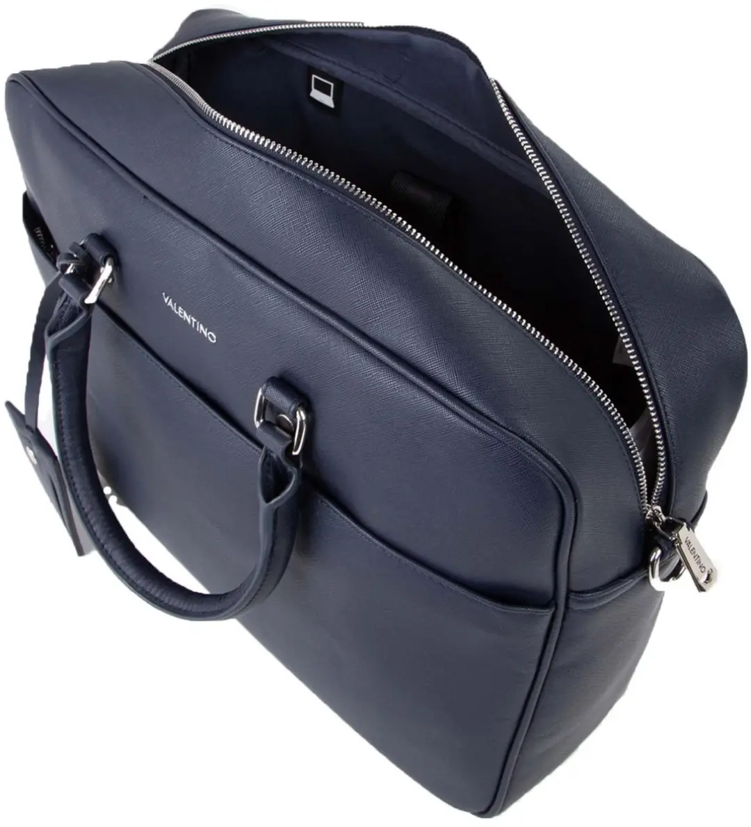 Valentino Marnier Business Bag VBS5XQ04 Blu - 17 inch - 9 Vakken