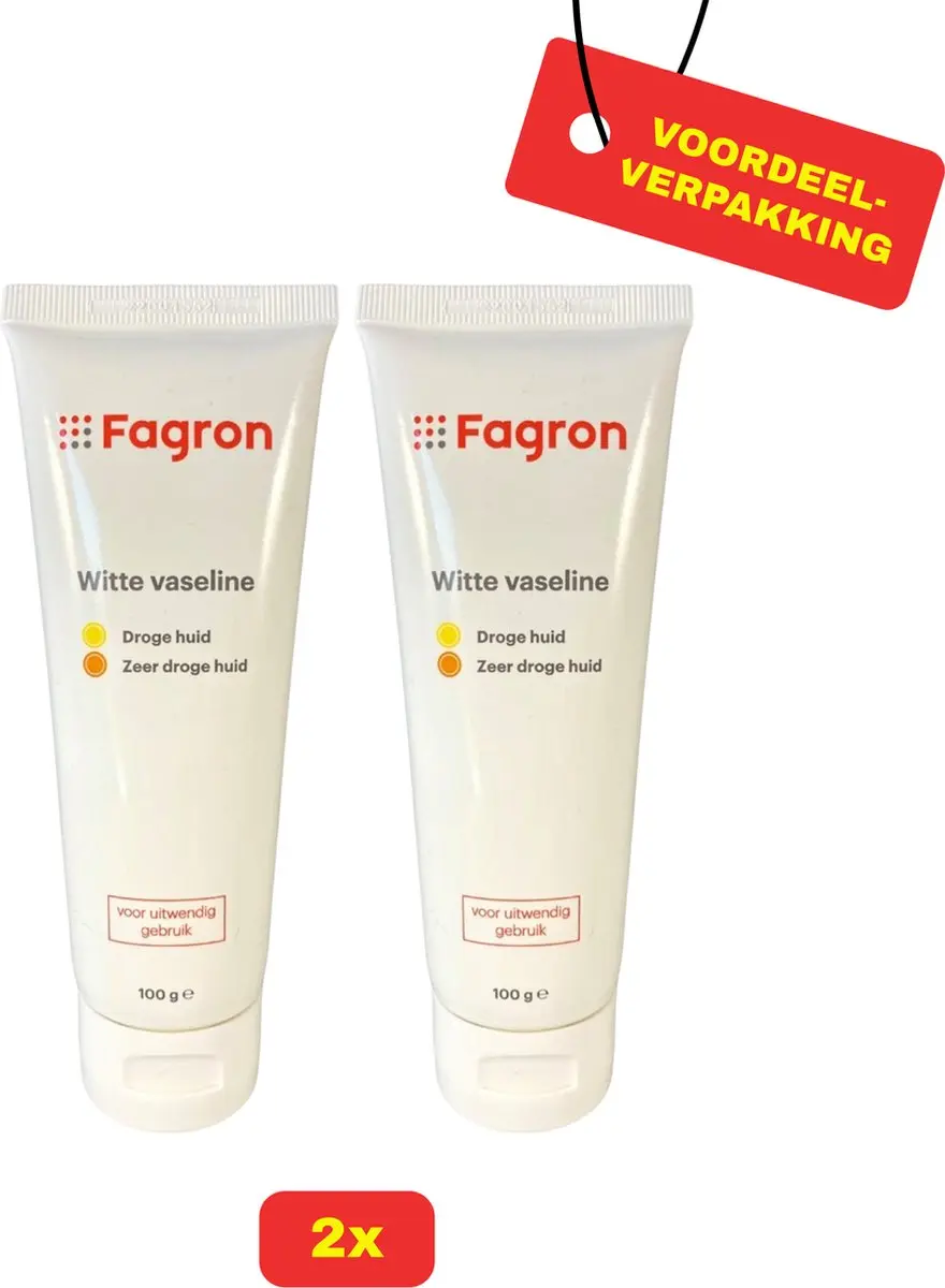 Fagron Witte Vaseline 2x100ml