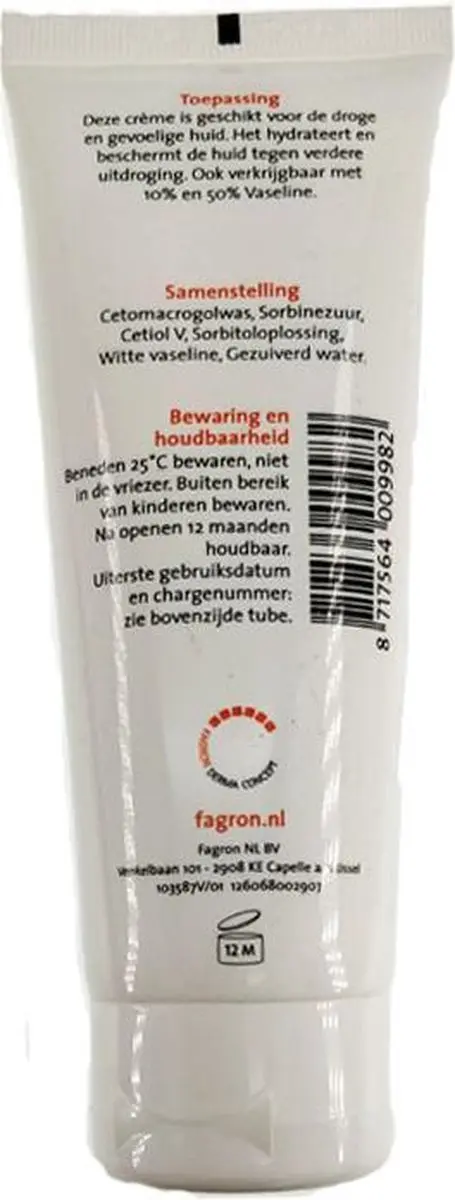 Fagron Cetomacrogolcrème 20% Vaseline