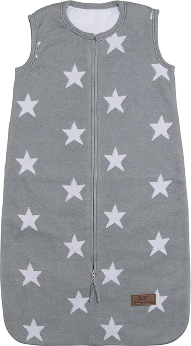 Baby's Only Star Gebreide Slaapzak 90cm - Grijs/Wit - 6-18 maanden