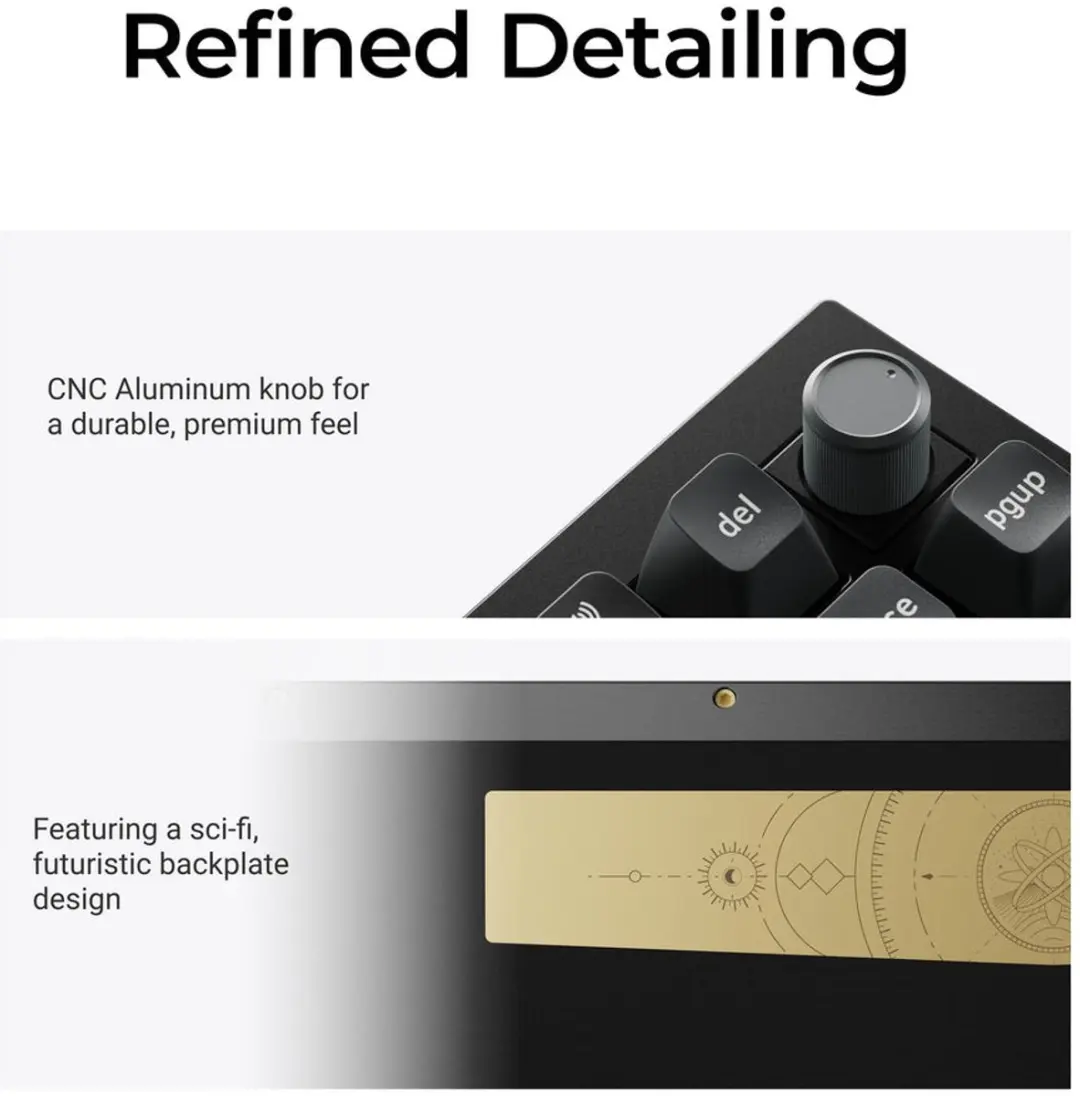 Keychron Q1 Ultra Q1U-M1 Mechanisch Toetsenbord - 75% - Rode Switch - Zwart