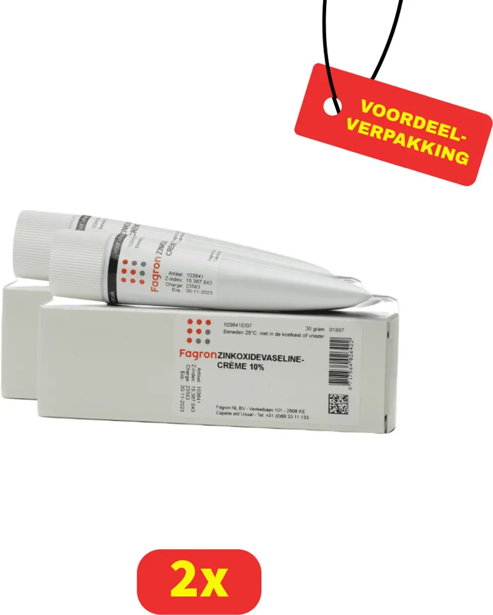 Fagron Zinkoxidevaselinecreme 10%