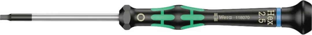 Wera 05118070001 Elektronica-schroevendraaier 2,5mm - Plat