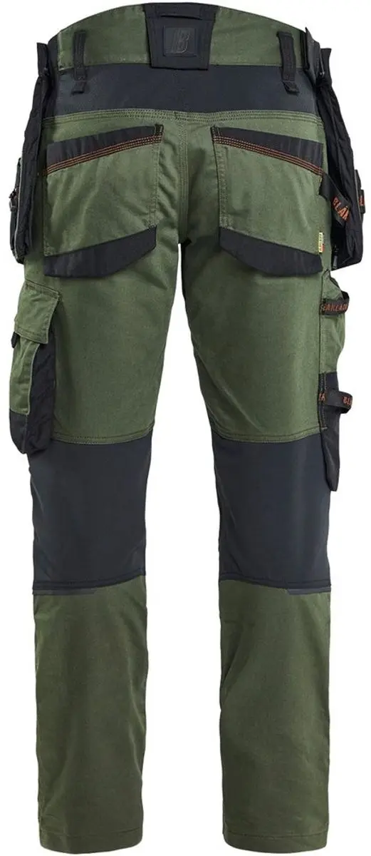 Blåkläder Striker 19701149 Werkbroek M - Waldgrün/Rost
