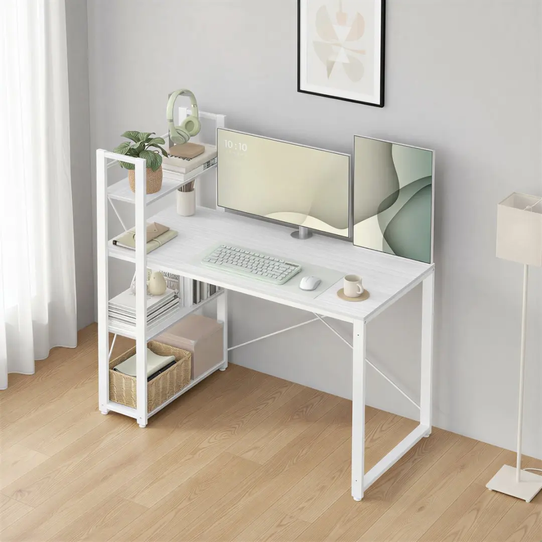 Songmics Computerbureau 120x60cm Wit