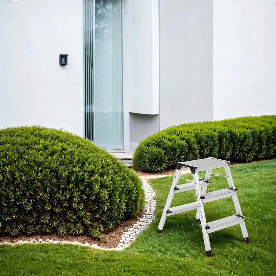 Songmics Opvouwbare Trapladder Aluminium 2x3 Treden - afbeelding 6 van 6