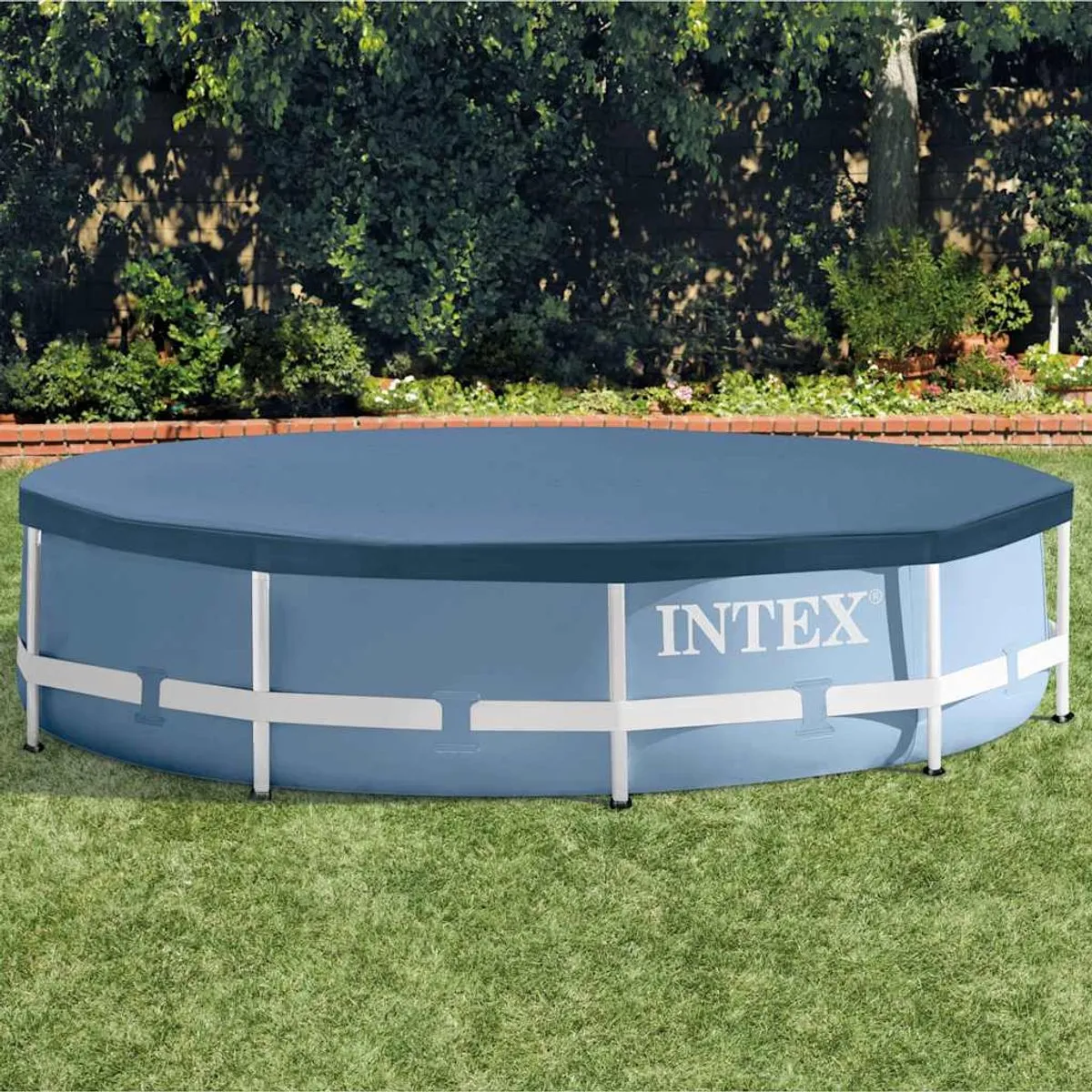 Intex Zwembad Afdekzeil Rond 305cm - Donkerblauw