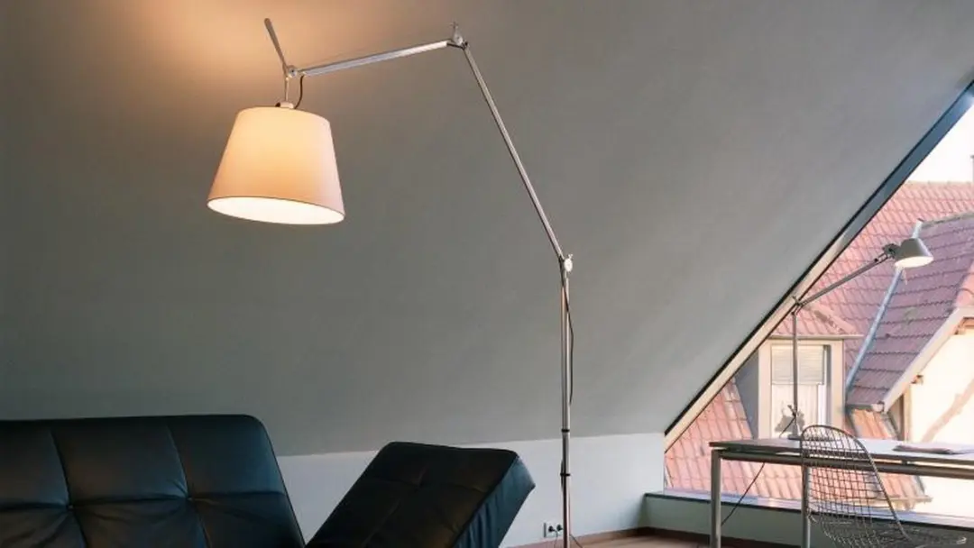 Artemide Tolomeo Mega Vloerlamp - Perkament Ø42cm - afbeelding 6 van 6