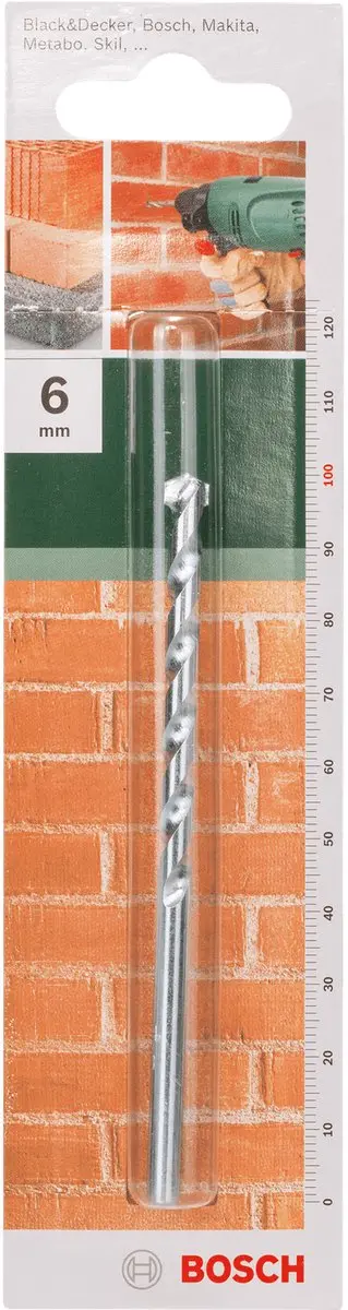 Bosch Steenboor 6x60x100mm ISO 5468 - d 4,8
