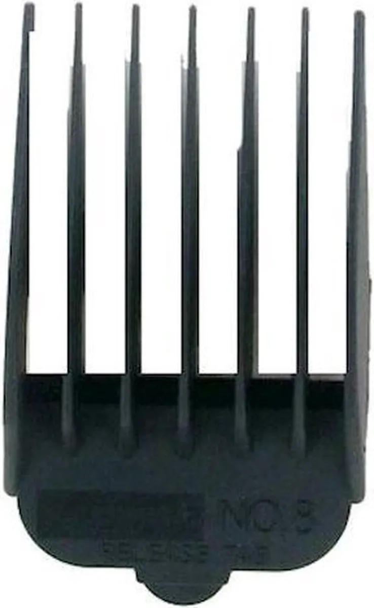 Wahl Moser Nº8 Haarkam 25mm - Zwart