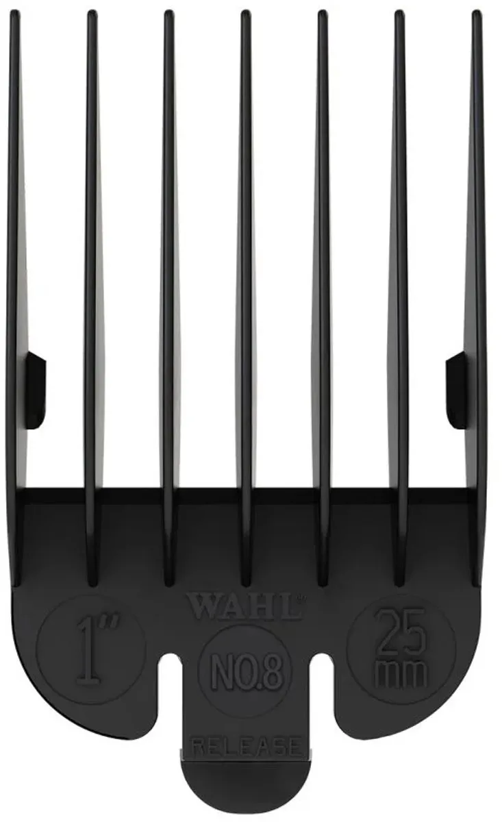 Wahl Moser Nº8 Haarkam 25mm - Zwart
