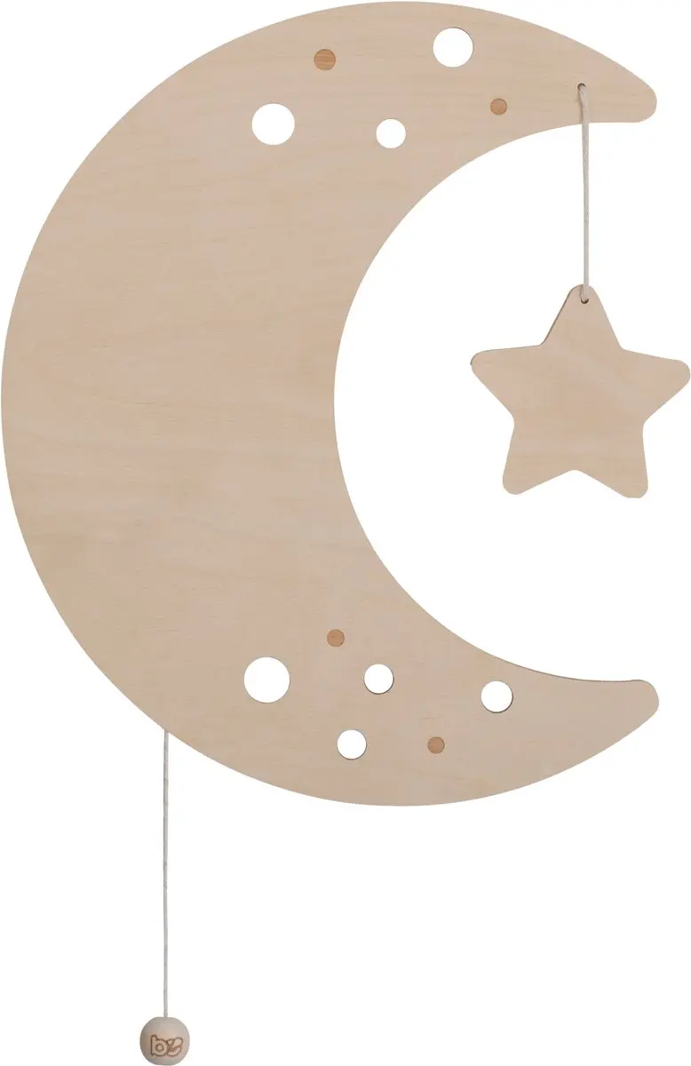 Baby's Only Houten Wandlamp Maan Wonder