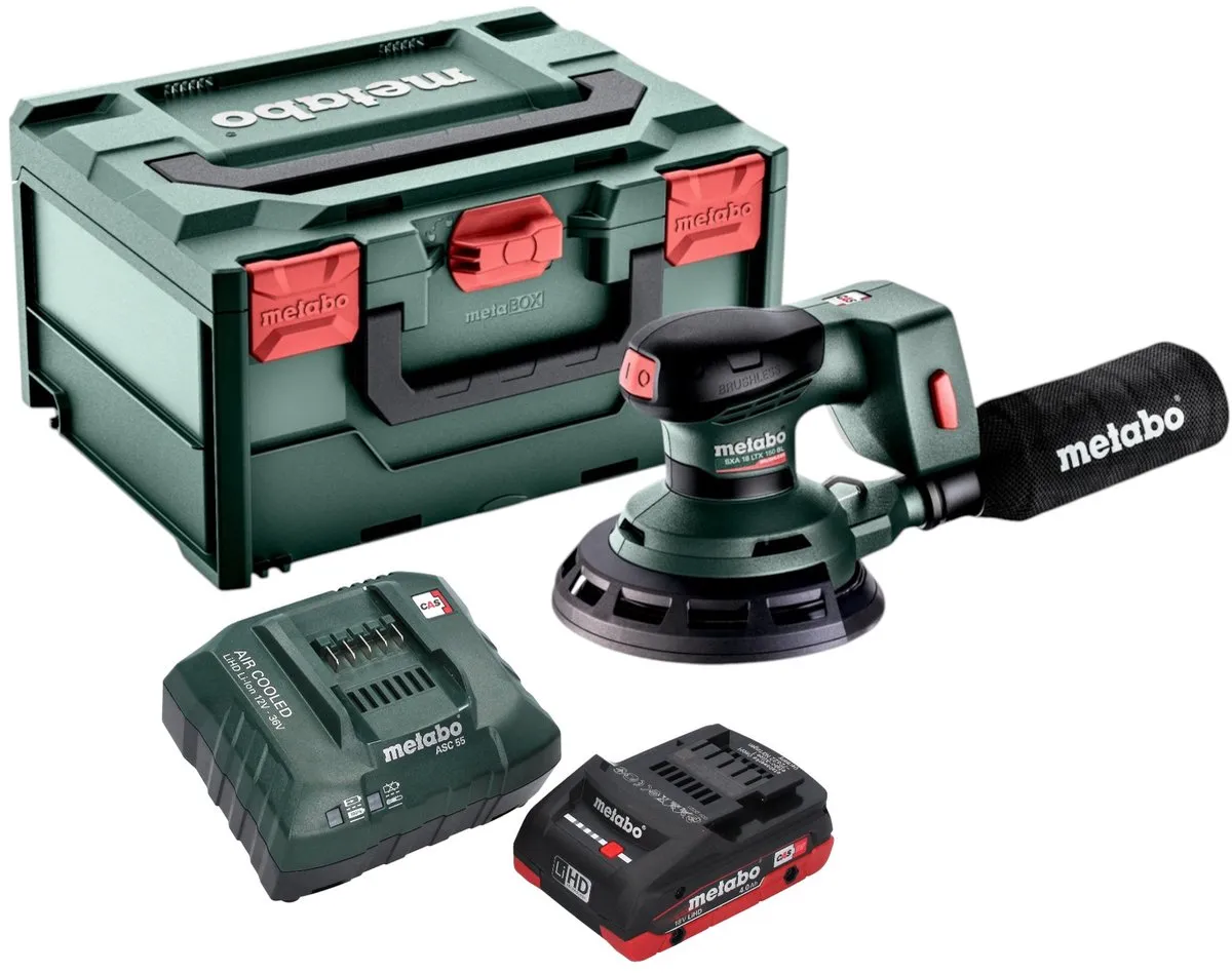 Metabo SXA 18 LTX 150 BL Accuschuurmachine