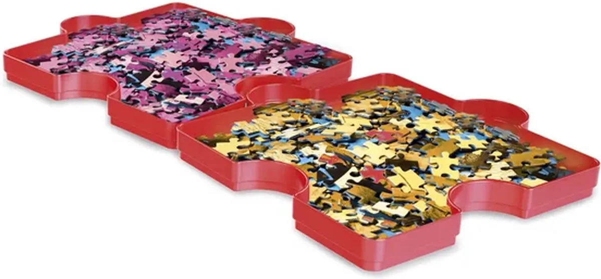 Clementoni - Puzzle Sorter - Puzzel sorteer bakjes - 6 stuks - stapelbaar