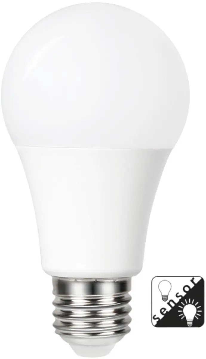 Integral E27 Day/Night Sensor LED Lamp 4.8W 470lm - 3 Stuks - Mat