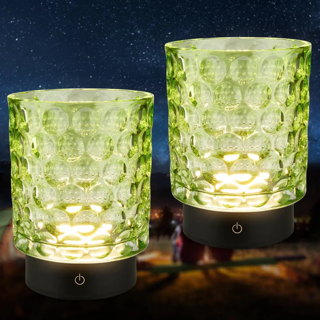 Briloner Sunora Oplaadbare Tafellamp Groen - Set van 2