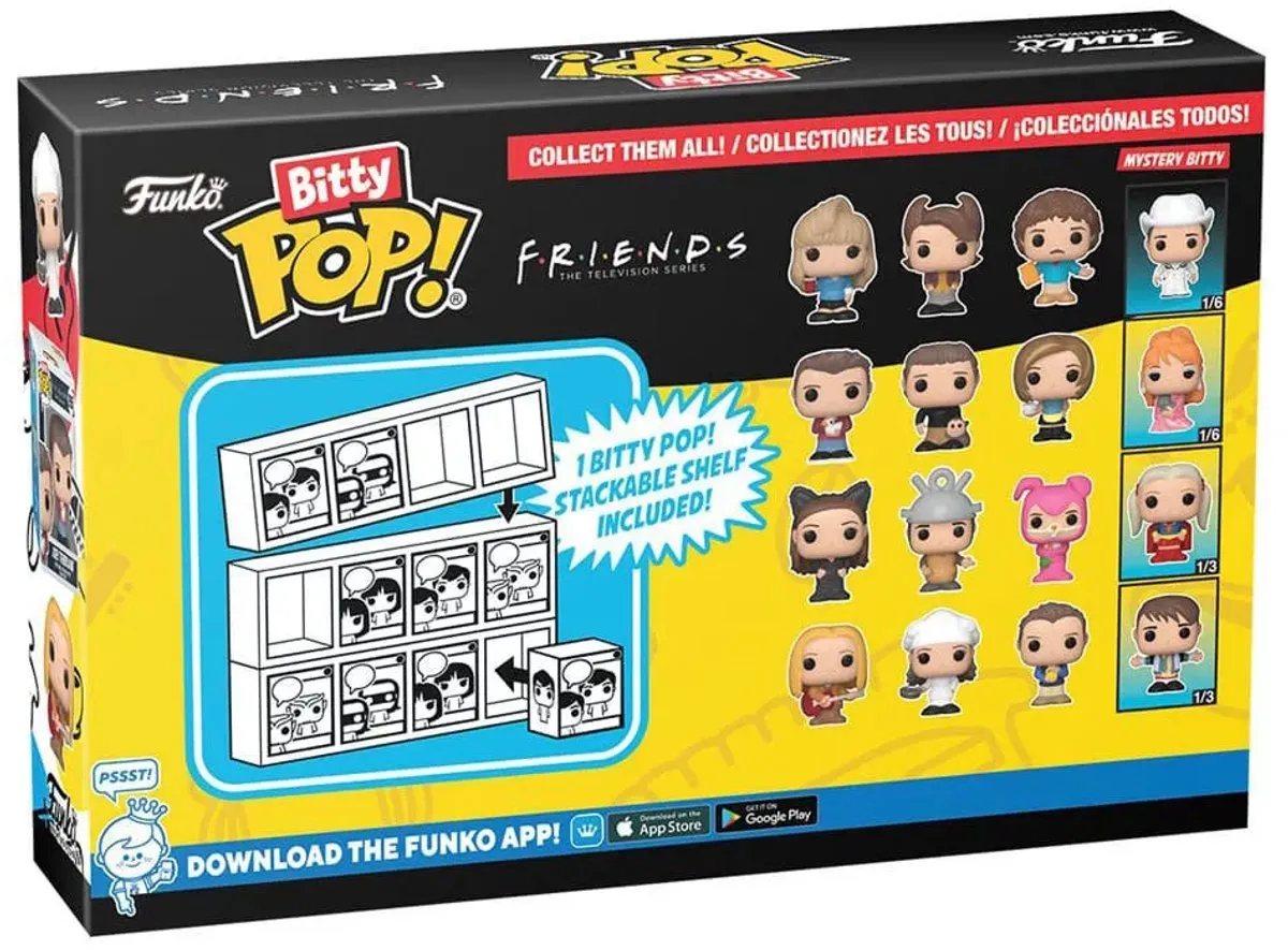 Funko Pop! FRIENDS Bitty Pop 4 Pack - Monica als Catwoman - 2.5cm