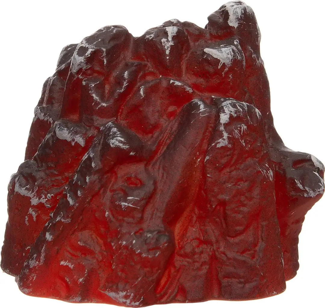 Anna's Collection Vlam LED Tafellamp 1W - 6x5cm - Rood