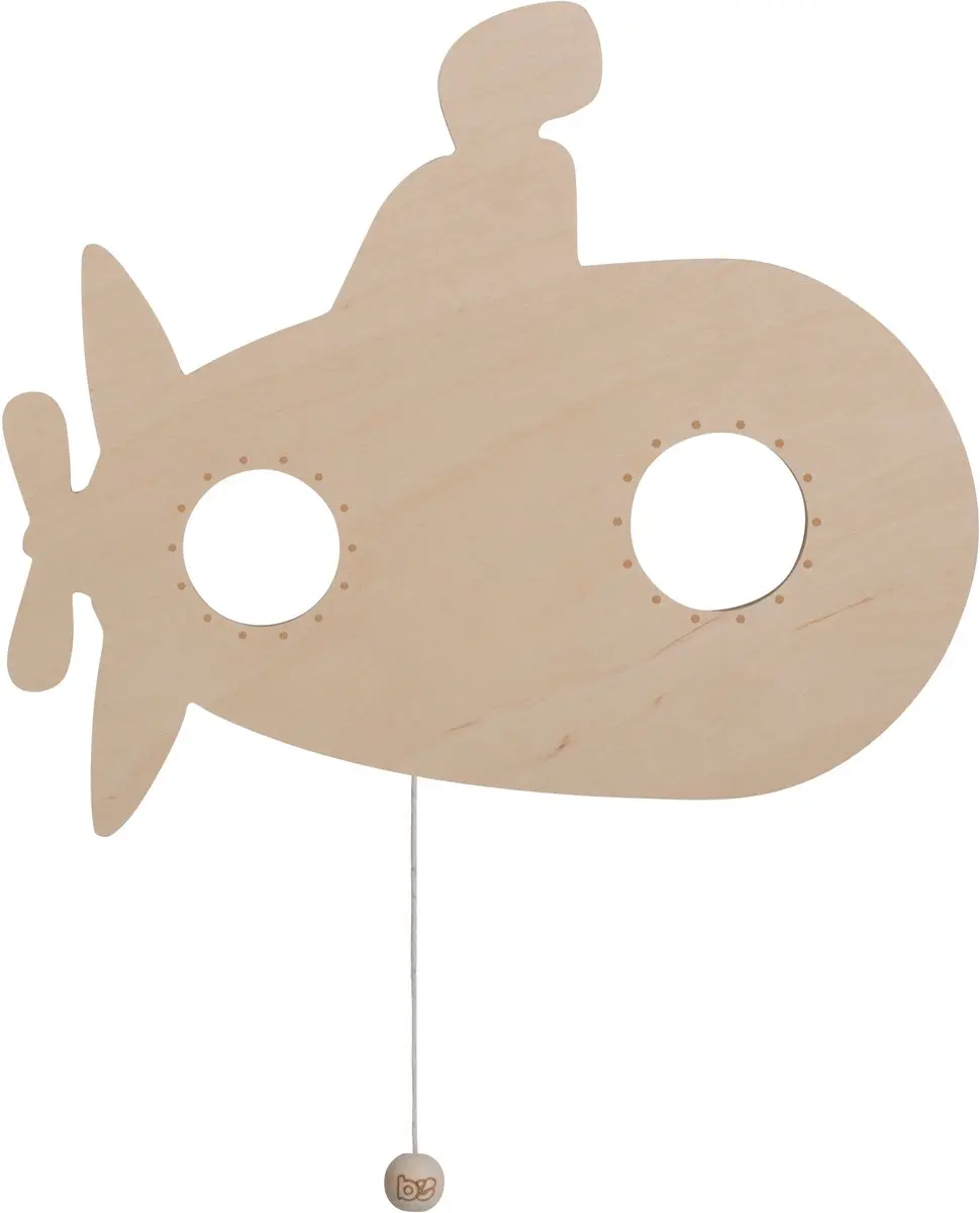 Baby's Only Duikboot Wonder Houten Wandlamp