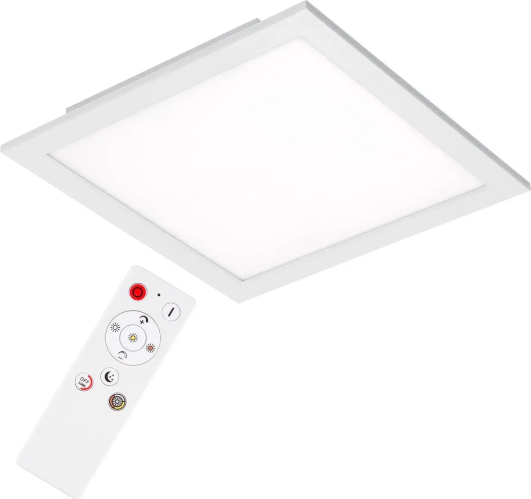 Briloner Piatto Plafondlamp - 18W Wit - Dimbaar & Kleurregeling