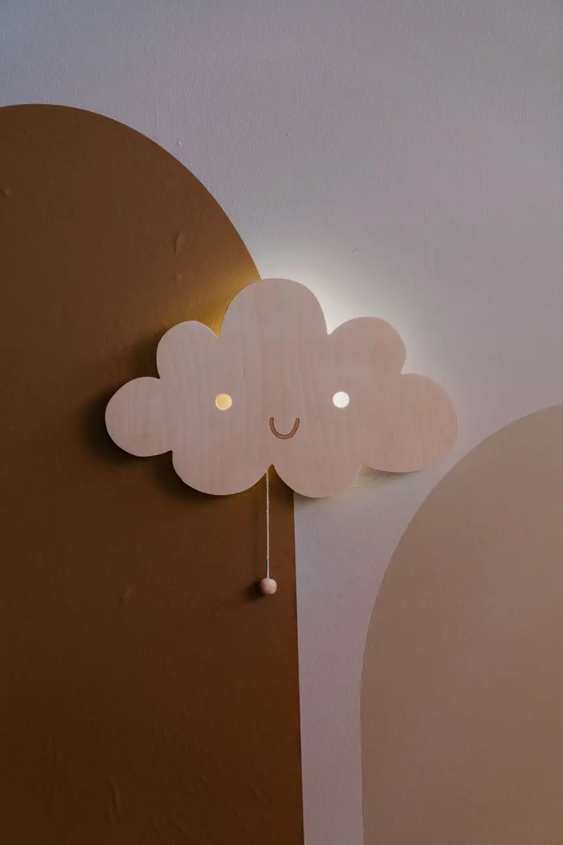 Baby's Only Houten Wandlamp Dino Wonder - 14W Warm Wit