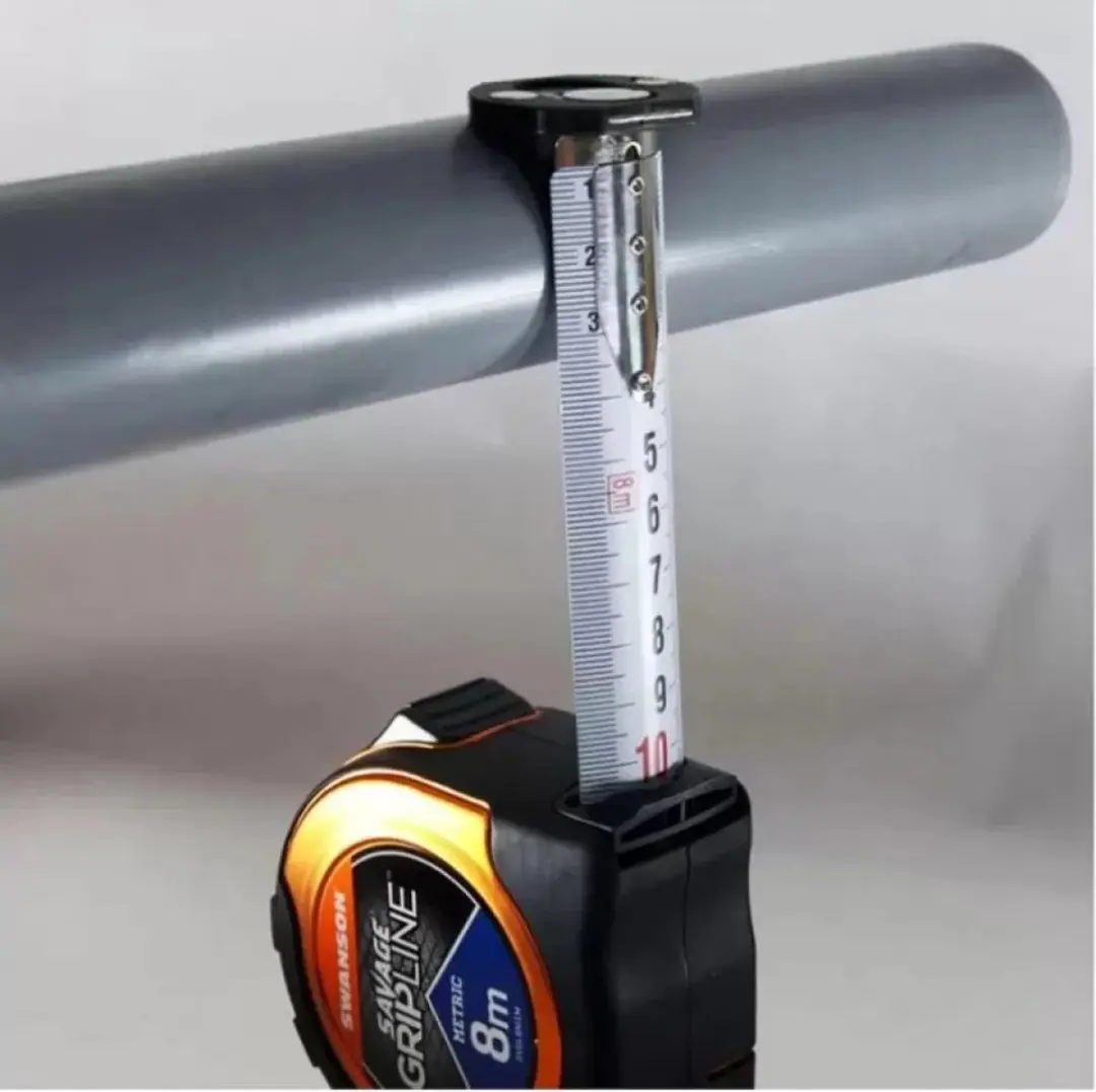 Swanson Savage Gripline SVGL8 Meetlint 8m - Magnetisch punt - Zwart/oranje