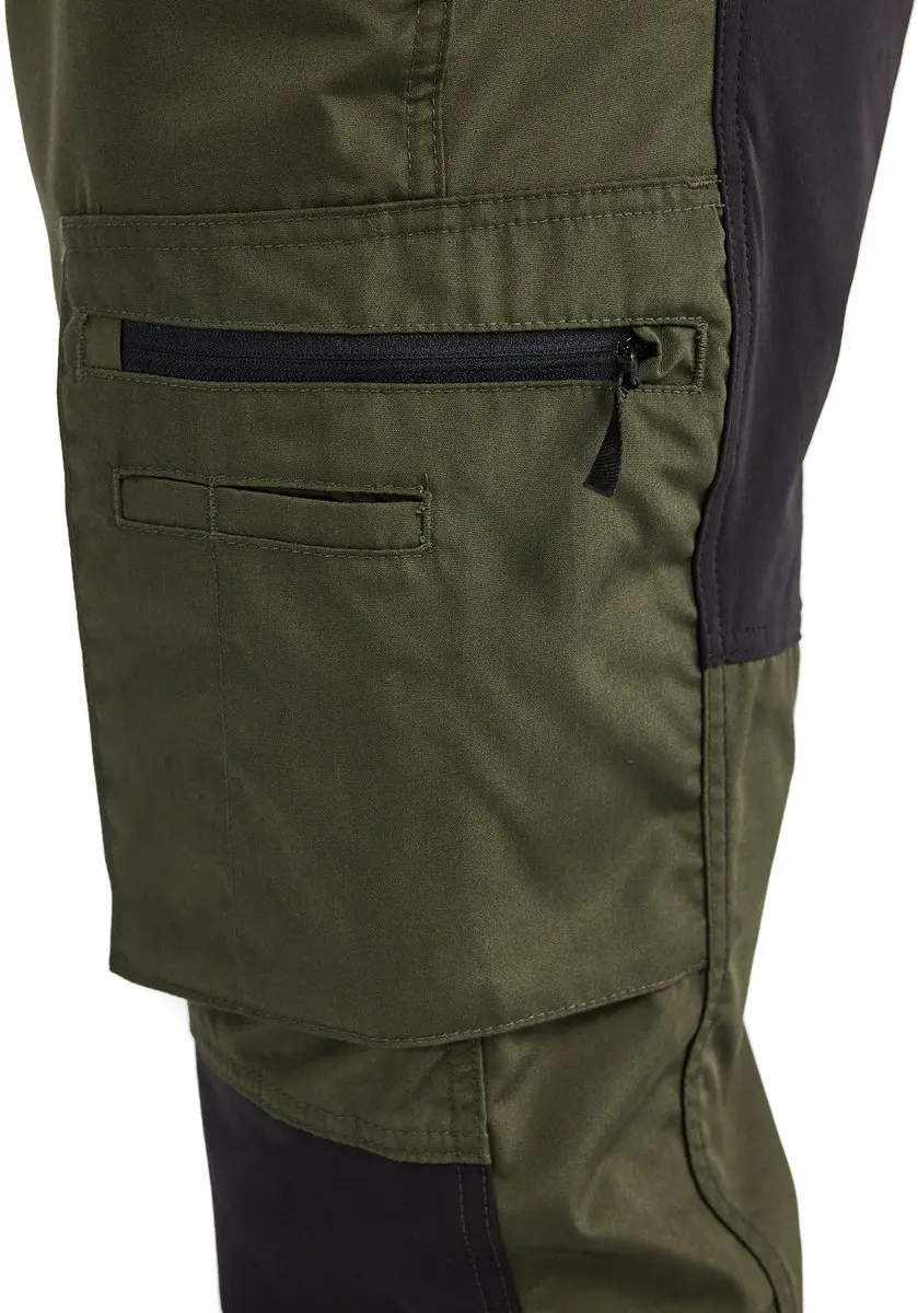 Blåkläder Service Werkbroek D116 - Donker herfstgroen/Zwart