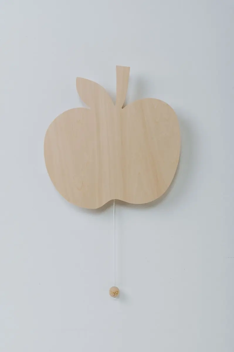Baby's Only Houten Wandlamp Wonder Appel - 14W Warm Wit