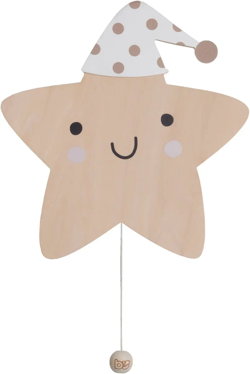 Baby's Only Houten Wandlamp Ster Heaven