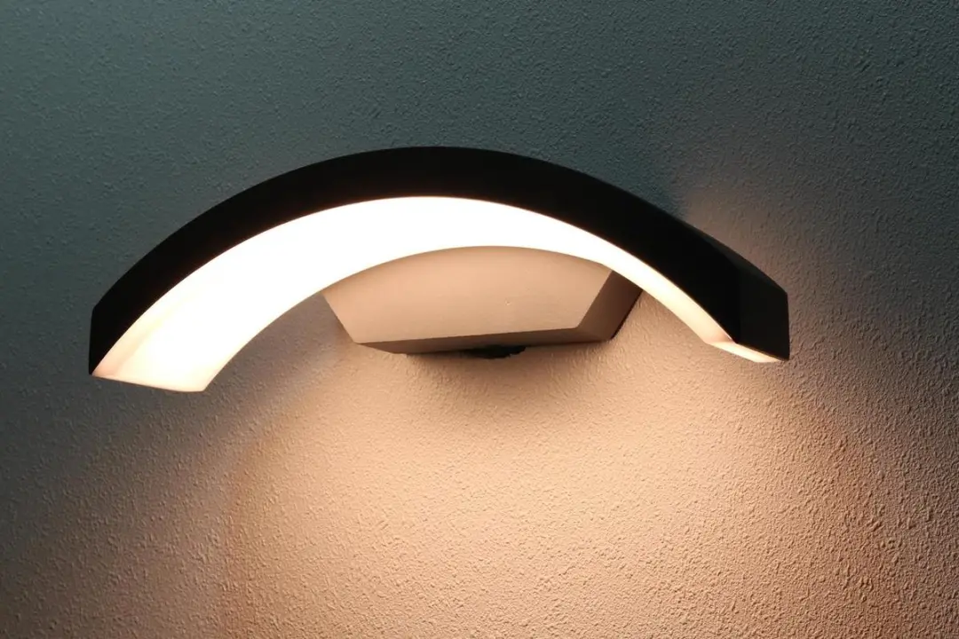 Integral Curve LED Wandarmatuur 7,5W Warm Wit IP54 - Grijs
