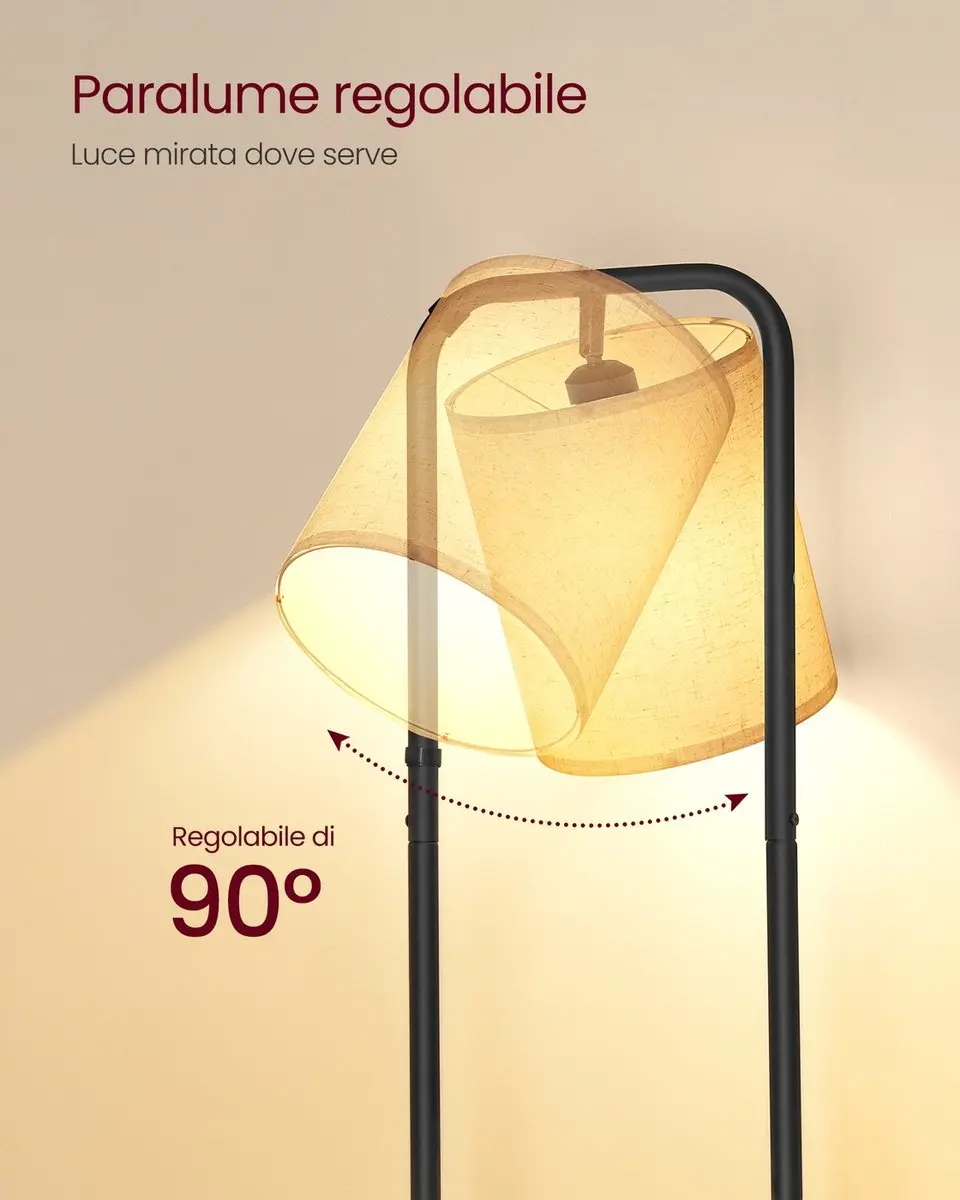 Staande lamp – Met opbergplanken