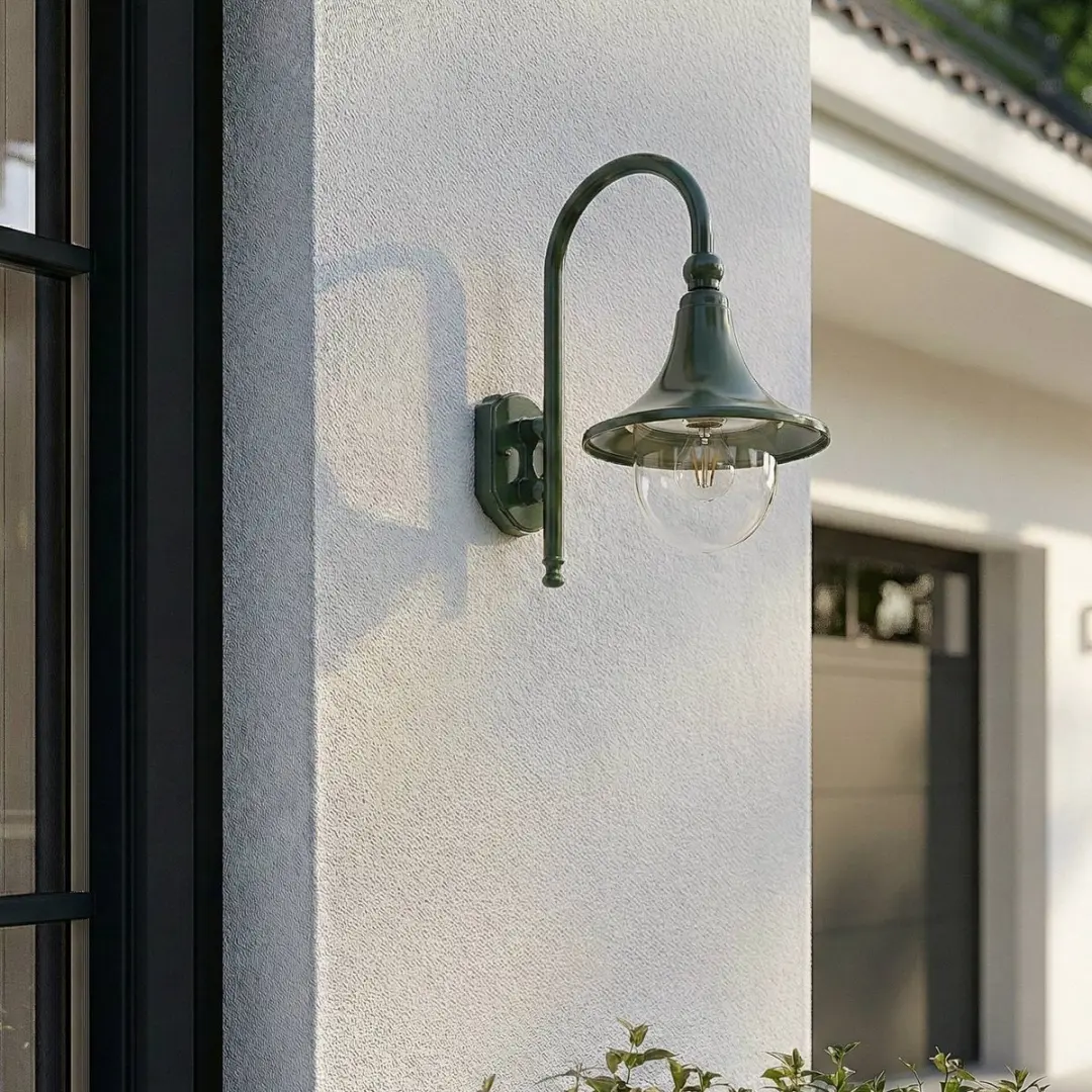 Lindby Wandlamp Buiten 1 Licht E27 - Groen
