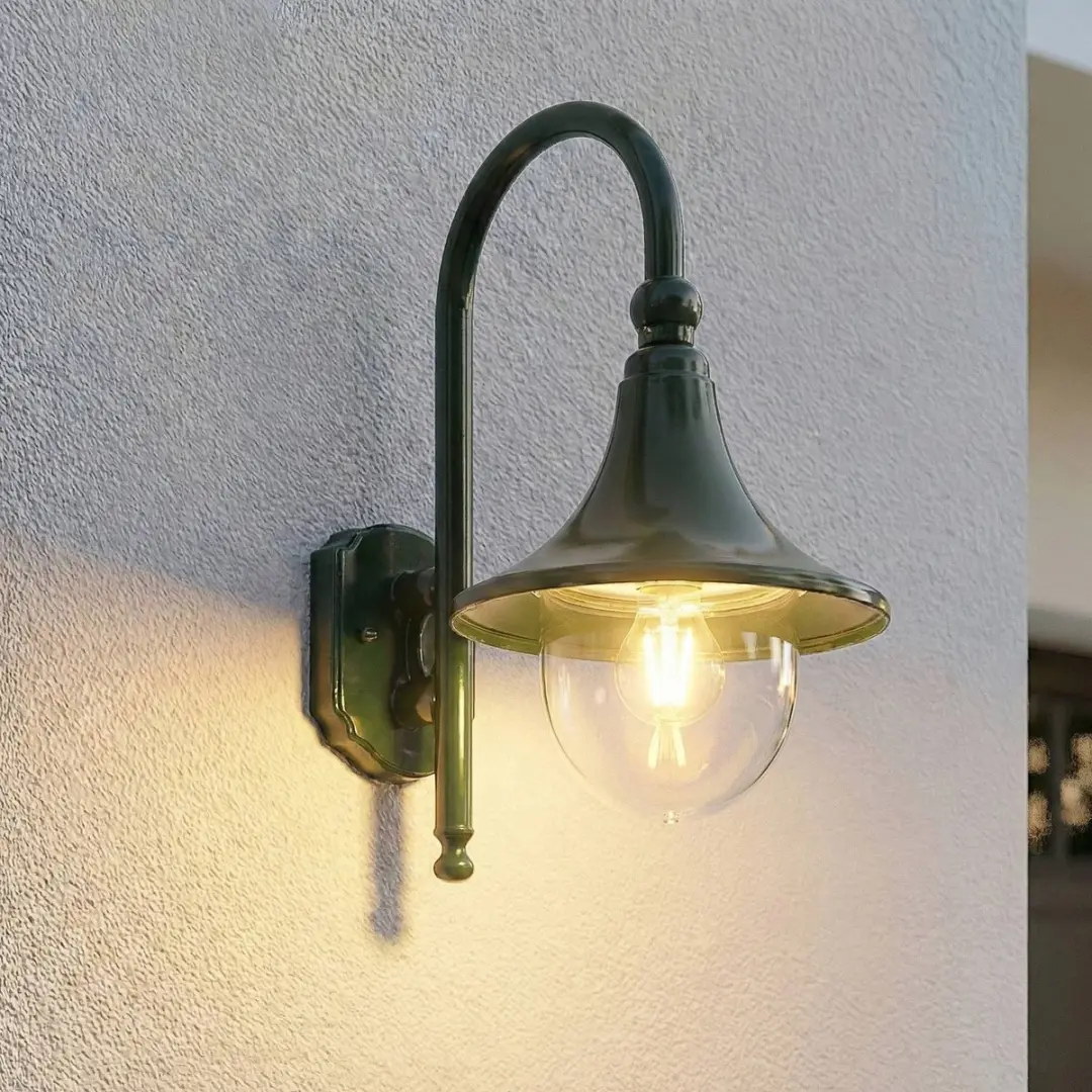 Lindby Wandlamp Buiten 1 Licht E27 - Groen