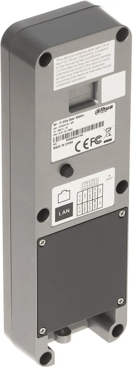 Dahua VTO2311R-WP Video-intercom - Ingebouwde Lezer - Grafiet - afbeelding 6 van 6