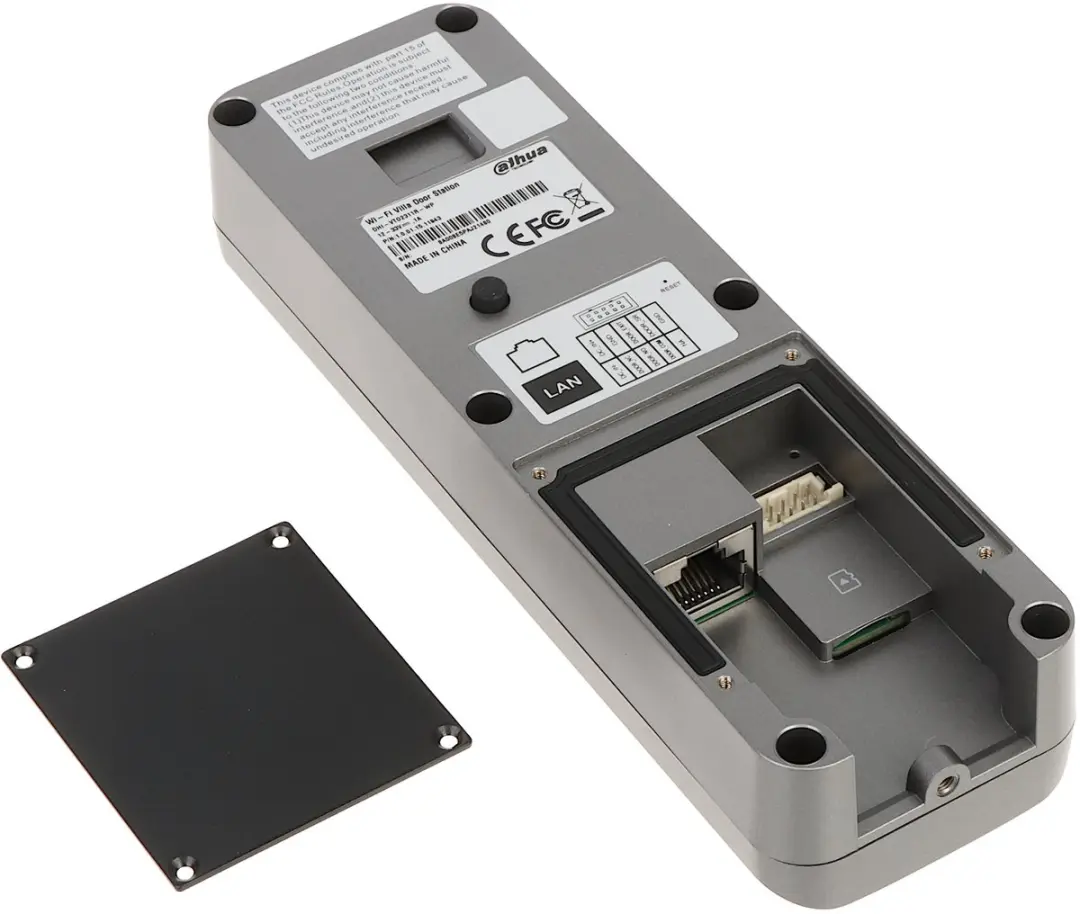 Dahua VTO2311R-WP Video-intercom - Ingebouwde Lezer - Grafiet