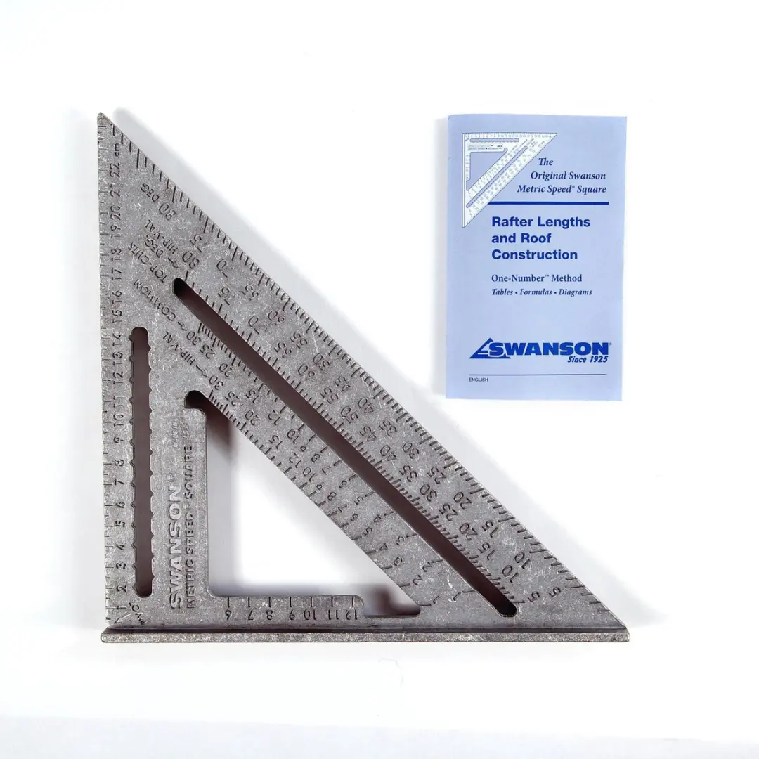Swanson Timmermans Meetdriehoek Aluminium 250mm - 5-in-1 - Grijs