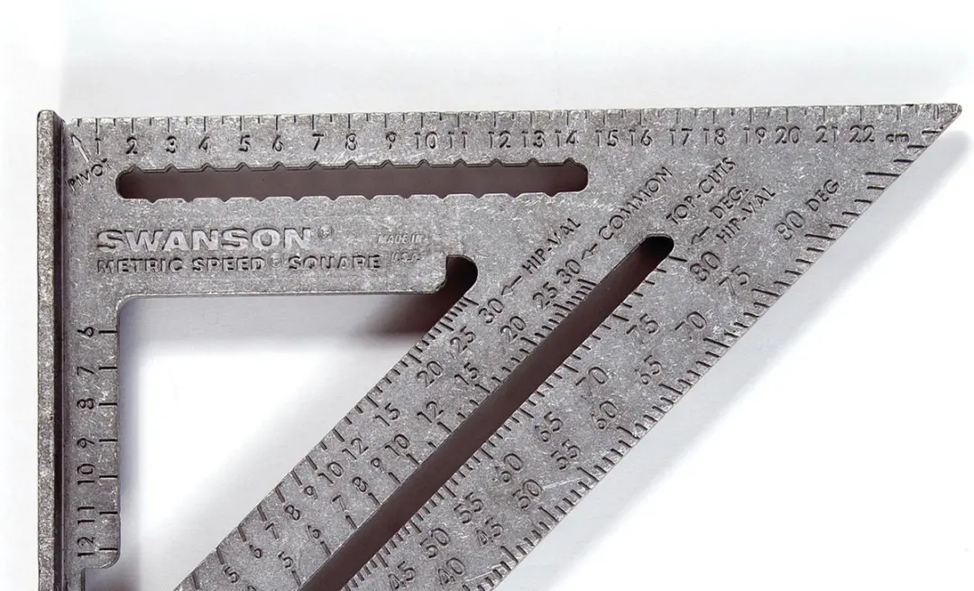 Swanson Timmermans Meetdriehoek Aluminium 250mm - 5-in-1 - Grijs