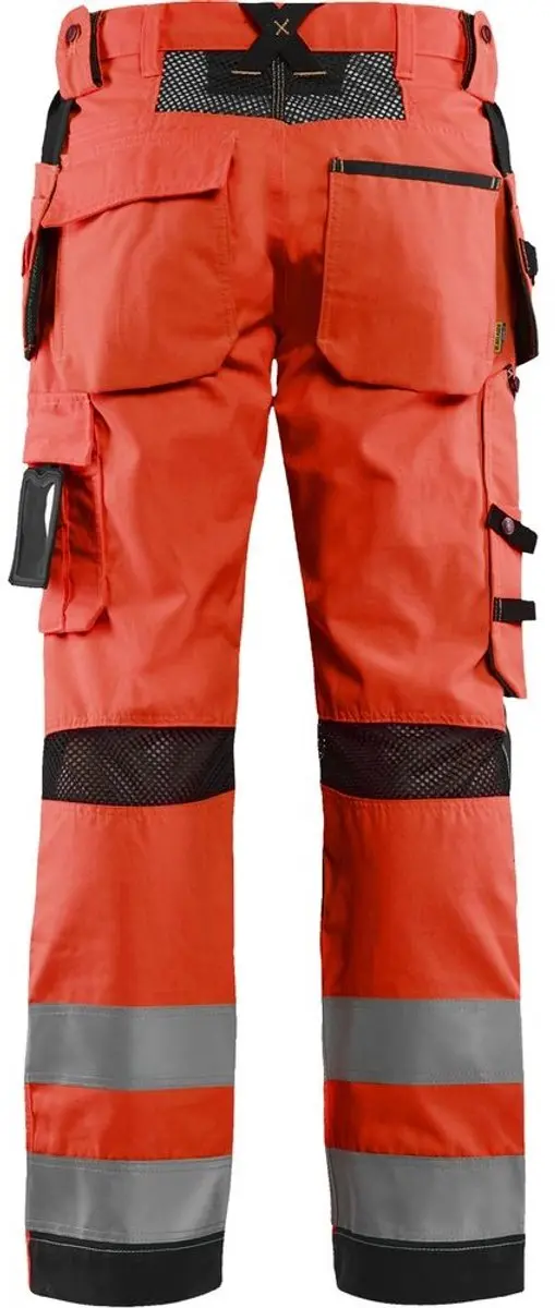 Blåkläder Werkbroek High Vis 1565-1811 D100 - Rood/Zwart