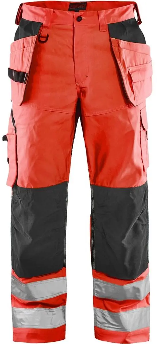 Blåkläder Werkbroek High Vis 1565-1811 D100 - Rood/Zwart